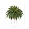32" Artificial Boston Fern Plant with Metal Planter with Stand